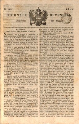 Giornale di Venezia Sonntag 28. Mai 1815