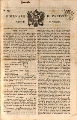 Giornale di Venezia Donnerstag 8. Juni 1815