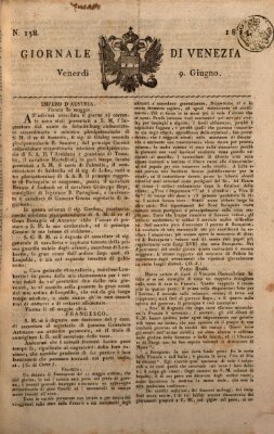 Giornale di Venezia Freitag 9. Juni 1815