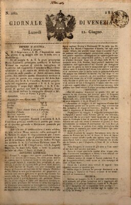 Giornale di Venezia Montag 12. Juni 1815