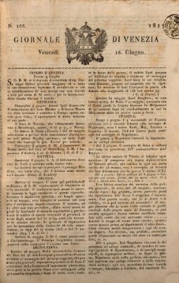 Giornale di Venezia Freitag 16. Juni 1815