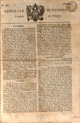 Giornale di Venezia Freitag 30. Juni 1815