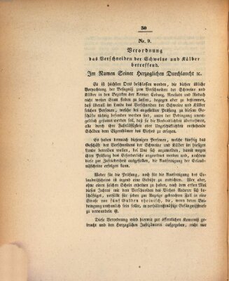 Gesetz-Sammlung für das Herzogtum Coburg (Coburger Regierungs-Blatt) Samstag 29. Februar 1840