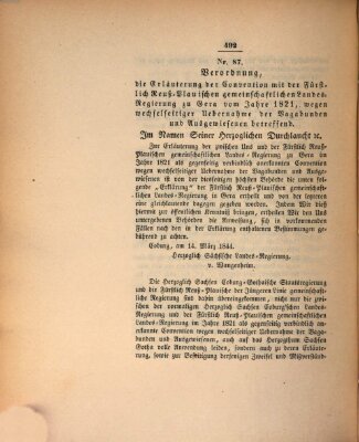 Gesetz-Sammlung für das Herzogtum Coburg (Coburger Regierungs-Blatt) Donnerstag 14. März 1844