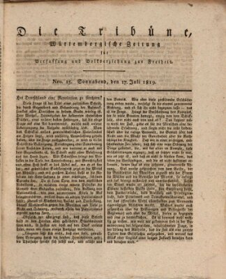 Die Tribüne Samstag 17. Juli 1819