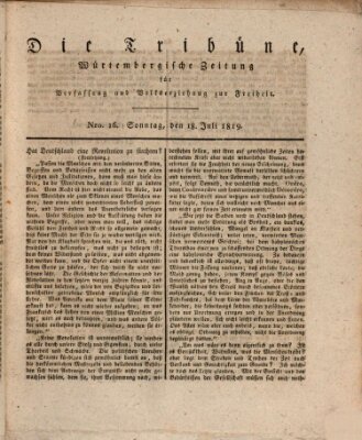 Die Tribüne Sonntag 18. Juli 1819