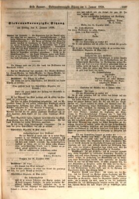 Verhandlungen der Ersten Kammer. Stenographische Berichte über die Verhandlungen der Ersten Kammer (Allgemeine preußische Staats-Zeitung) Freitag 4. Januar 1850