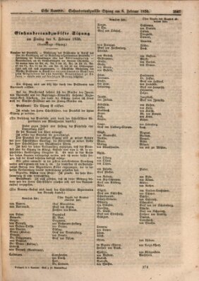 Verhandlungen der Ersten Kammer. Stenographische Berichte über die Verhandlungen der Ersten Kammer (Allgemeine preußische Staats-Zeitung) Freitag 8. Februar 1850