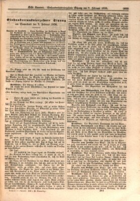 Verhandlungen der Ersten Kammer. Stenographische Berichte über die Verhandlungen der Ersten Kammer (Allgemeine preußische Staats-Zeitung) Samstag 9. Februar 1850