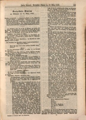 Verhandlungen der Zweiten Kammer. Stenographische Berichte über die Verhandlungen der Zweiten Kammer (Allgemeine preußische Staats-Zeitung) Mittwoch 21. März 1849