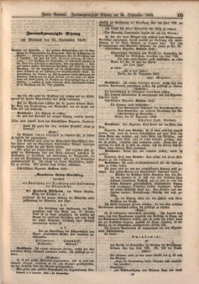 Verhandlungen der Zweiten Kammer. Stenographische Berichte über die Verhandlungen der Zweiten Kammer (Allgemeine preußische Staats-Zeitung) Mittwoch 26. September 1849