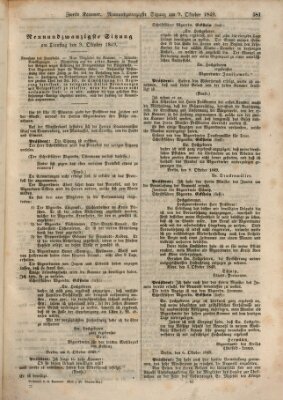 Verhandlungen der Zweiten Kammer. Stenographische Berichte über die Verhandlungen der Zweiten Kammer (Allgemeine preußische Staats-Zeitung) Dienstag 9. Oktober 1849