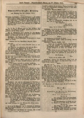 Verhandlungen der Zweiten Kammer. Stenographische Berichte über die Verhandlungen der Zweiten Kammer (Allgemeine preußische Staats-Zeitung) Montag 22. Oktober 1849