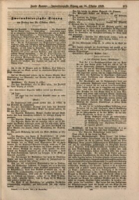 Verhandlungen der Zweiten Kammer. Stenographische Berichte über die Verhandlungen der Zweiten Kammer (Allgemeine preußische Staats-Zeitung) Freitag 26. Oktober 1849