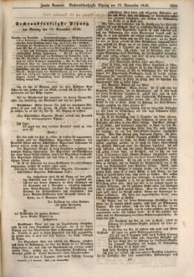 Verhandlungen der Zweiten Kammer. Stenographische Berichte über die Verhandlungen der Zweiten Kammer (Allgemeine preußische Staats-Zeitung) Montag 19. November 1849