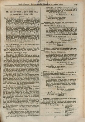 Verhandlungen der Zweiten Kammer. Stenographische Berichte über die Verhandlungen der Zweiten Kammer (Allgemeine preußische Staats-Zeitung) Freitag 4. Januar 1850