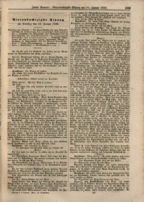 Verhandlungen der Zweiten Kammer. Stenographische Berichte über die Verhandlungen der Zweiten Kammer (Allgemeine preußische Staats-Zeitung) Dienstag 15. Januar 1850