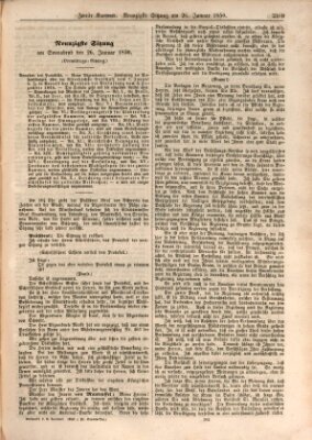 Verhandlungen der Zweiten Kammer. Stenographische Berichte über die Verhandlungen der Zweiten Kammer (Allgemeine preußische Staats-Zeitung) Samstag 26. Januar 1850