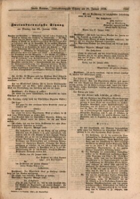 Verhandlungen der Zweiten Kammer. Stenographische Berichte über die Verhandlungen der Zweiten Kammer (Allgemeine preußische Staats-Zeitung) Montag 28. Januar 1850