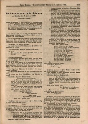 Verhandlungen der Zweiten Kammer. Stenographische Berichte über die Verhandlungen der Zweiten Kammer (Allgemeine preußische Staats-Zeitung) Dienstag 5. Februar 1850