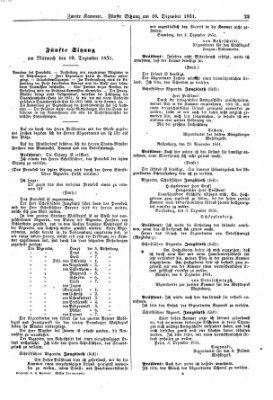 Verhandlungen der Zweiten Kammer. Stenographische Berichte über die Verhandlungen der Zweiten Kammer (Allgemeine preußische Staats-Zeitung) Mittwoch 10. Dezember 1851