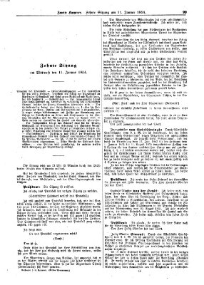 Verhandlungen der Zweiten Kammer. Stenographische Berichte über die Verhandlungen der Zweiten Kammer (Allgemeine preußische Staats-Zeitung) Mittwoch 11. Januar 1854