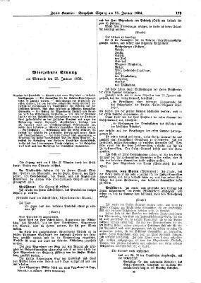 Verhandlungen der Zweiten Kammer. Stenographische Berichte über die Verhandlungen der Zweiten Kammer (Allgemeine preußische Staats-Zeitung) Mittwoch 25. Januar 1854