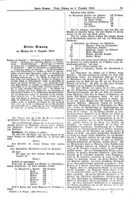 Verhandlungen der Zweiten Kammer. Stenographische Berichte über die Verhandlungen der Zweiten Kammer (Allgemeine preußische Staats-Zeitung) Montag 4. Dezember 1854