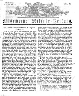 Allgemeine Militär-Zeitung Mittwoch 31. Januar 1827