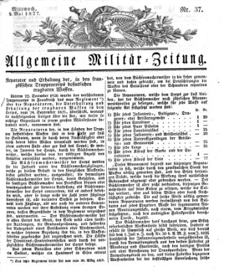 Allgemeine Militär-Zeitung Mittwoch 9. Mai 1827