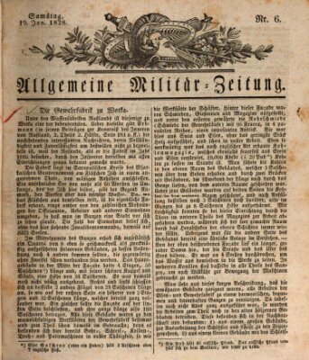 Allgemeine Militär-Zeitung Samstag 19. Januar 1828