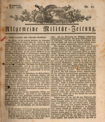 Allgemeine Militär-Zeitung Samstag 9. Februar 1828