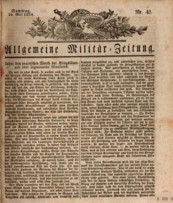 Allgemeine Militär-Zeitung Samstag 24. Mai 1828