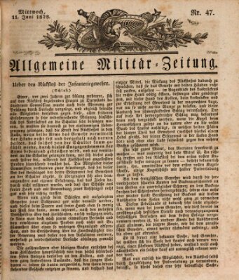 Allgemeine Militär-Zeitung Mittwoch 11. Juni 1828