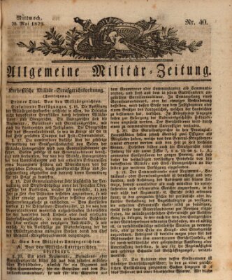 Allgemeine Militär-Zeitung Mittwoch 20. Mai 1829