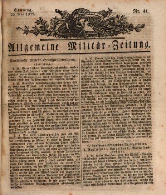 Allgemeine Militär-Zeitung Samstag 23. Mai 1829