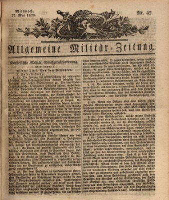 Allgemeine Militär-Zeitung Mittwoch 27. Mai 1829