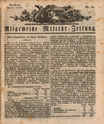 Allgemeine Militär-Zeitung Mittwoch 14. Oktober 1829