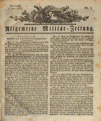 Allgemeine Militär-Zeitung Mittwoch 5. Januar 1831