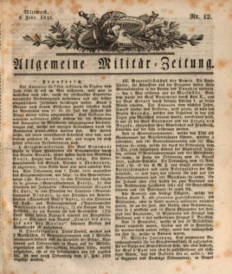 Allgemeine Militär-Zeitung Mittwoch 9. Februar 1831