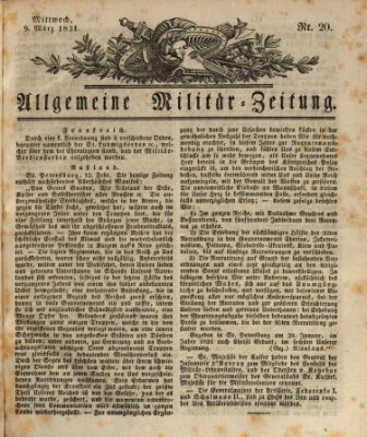 Allgemeine Militär-Zeitung Mittwoch 9. März 1831