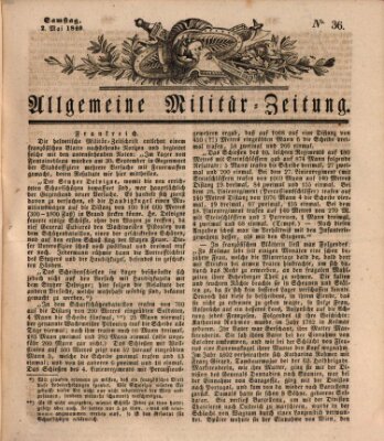 Allgemeine Militär-Zeitung Samstag 2. Mai 1840