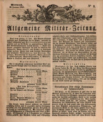 Allgemeine Militär-Zeitung Mittwoch 27. Januar 1841