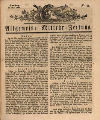 Allgemeine Militär-Zeitung Samstag 22. Mai 1841