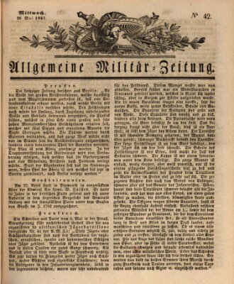 Allgemeine Militär-Zeitung Mittwoch 26. Mai 1841