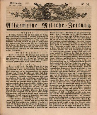 Allgemeine Militär-Zeitung Mittwoch 14. Juli 1841