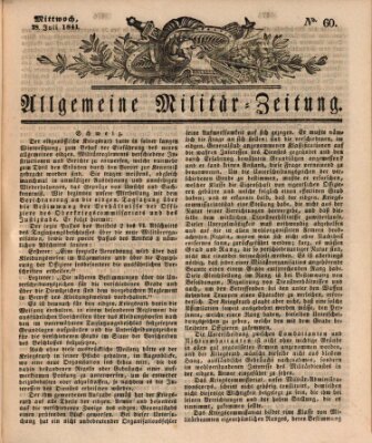 Allgemeine Militär-Zeitung Mittwoch 28. Juli 1841