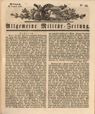 Allgemeine Militär-Zeitung Mittwoch 25. August 1841