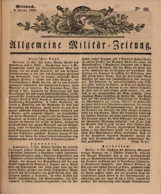 Allgemeine Militär-Zeitung Mittwoch 3. November 1841