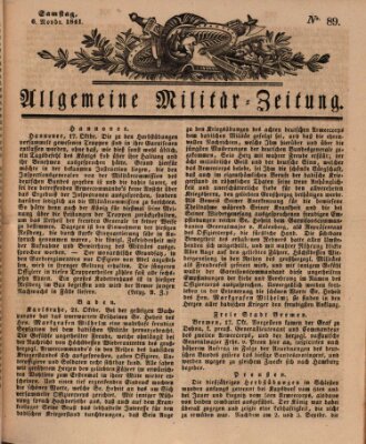 Allgemeine Militär-Zeitung Samstag 6. November 1841